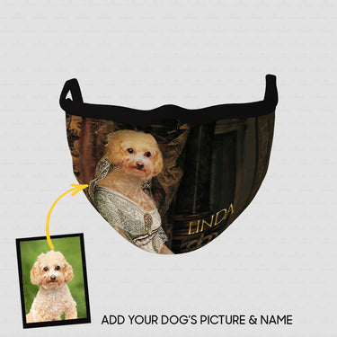 Personalized Dog Gift Idea - Royal Dog's Portrait 91 For Dog Lovers - Cloth Mask